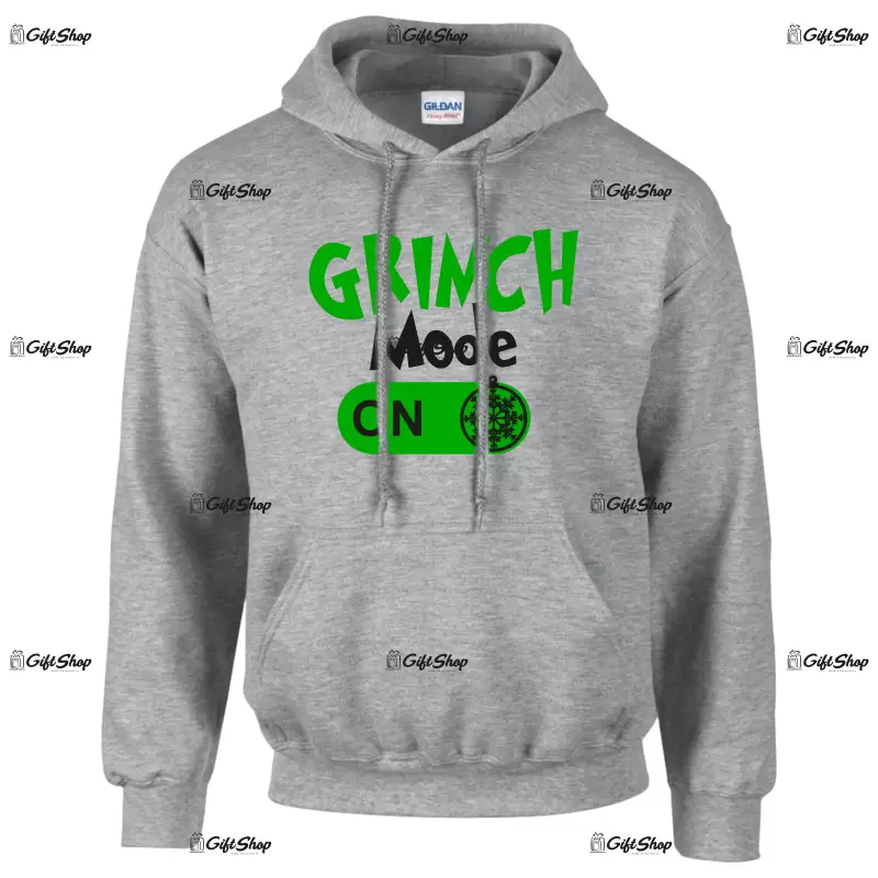 Grinch mode on, hanorac cu mesaj